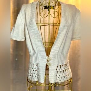 SHORT SLEEVE CARDIGAN